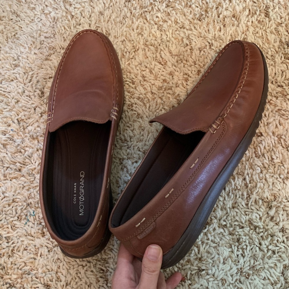 Mahogany hardly worn loafers